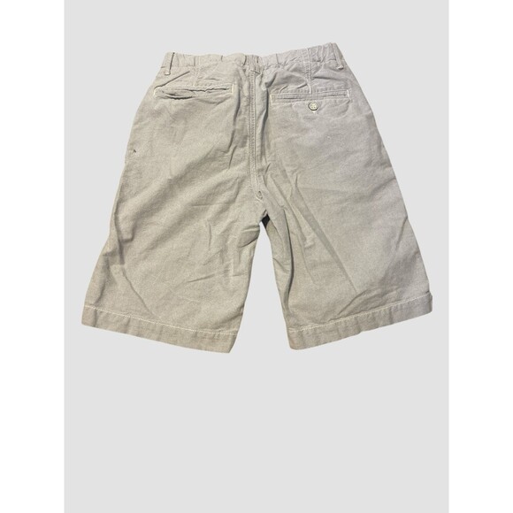 Gap Kids Dress Shorts Gray Cotton/Linen Chino Summer Boys Sz 14 Adjustable - Picture 3 of 6